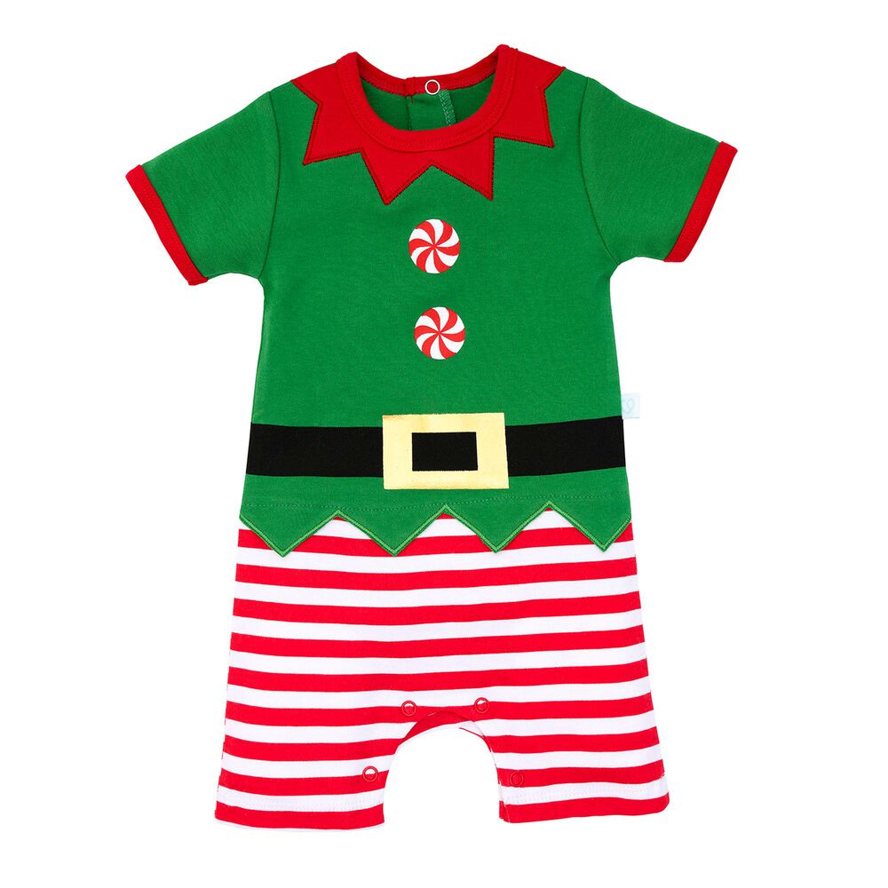 Enterito Bambino Navidad Duende Verde 3-6 Meses image number 1.0