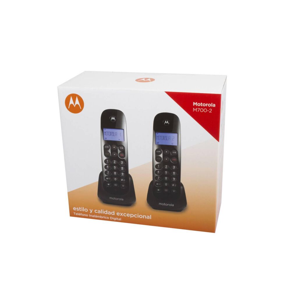 Pack De 2 Teléfonos Inalámbricos Motorola M700-2 Dual Hd image number 7.0