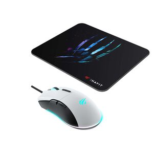 Kit Mouse Gamer 7200 Dpi Rgb + Mousepad 250x210x2mm Ms1037cm