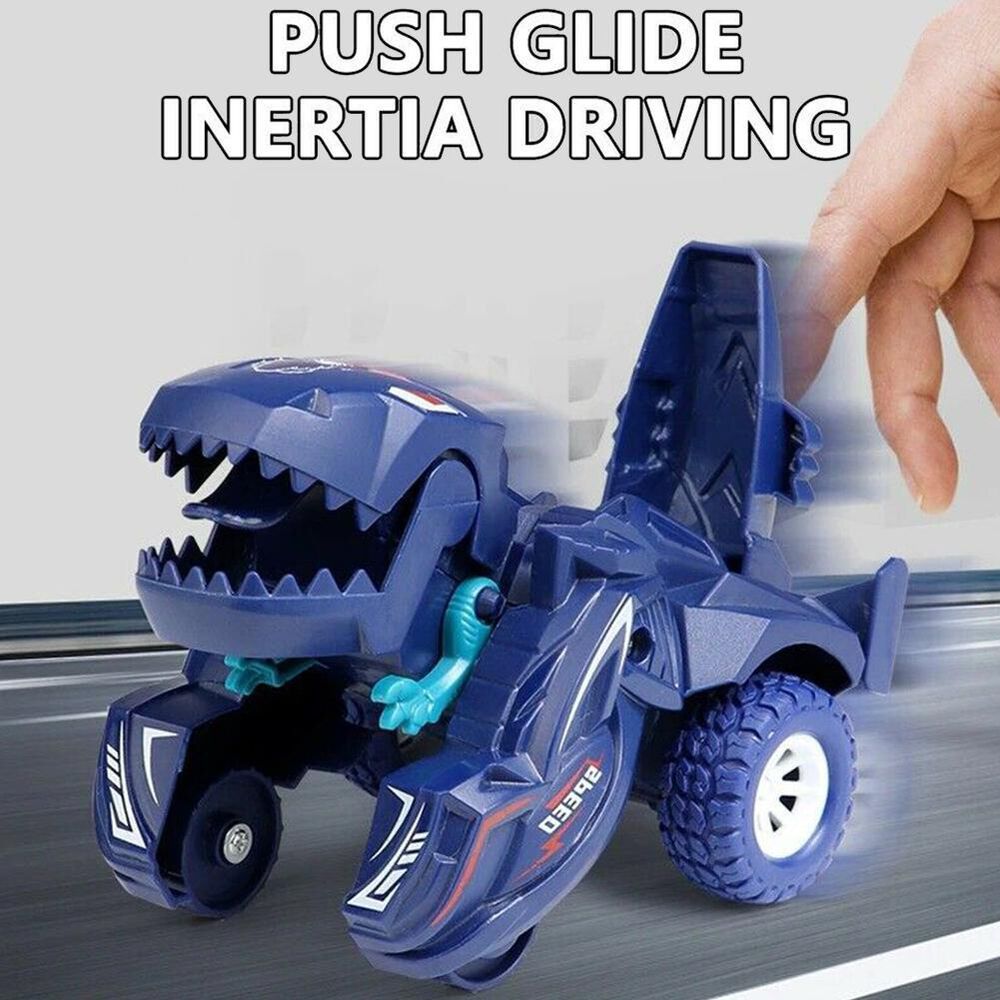 Set Juguetes Cuatro Autos Transformers Dinousaurio Para Niños image number 1.0