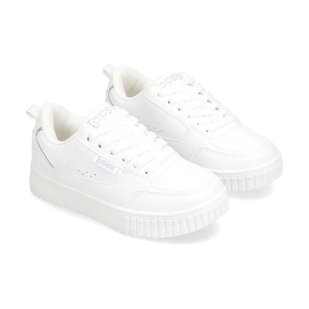 Zapatilla Infantil Niña Topsis White image number 1.0