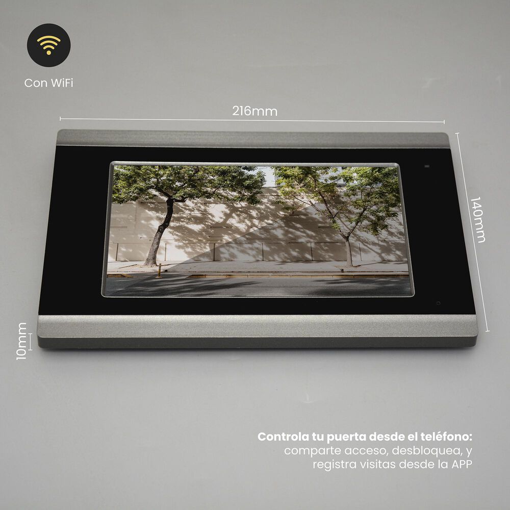Timbre Video Portero Citofono Monitor Wifi Levo image number 2.0