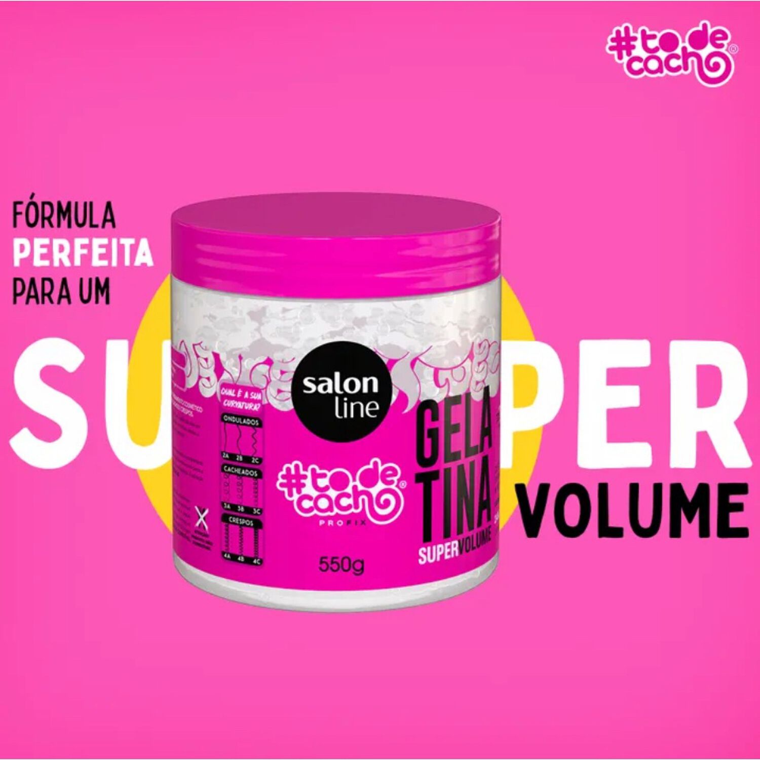 To De Cacho Gel Super Volumen 550 G Salon Line image number 3.0