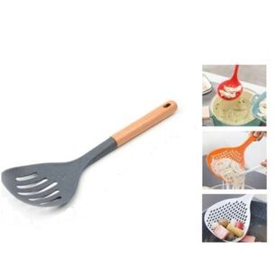 Espumadera Txm7-m01 Color Gris Mango De Madera
