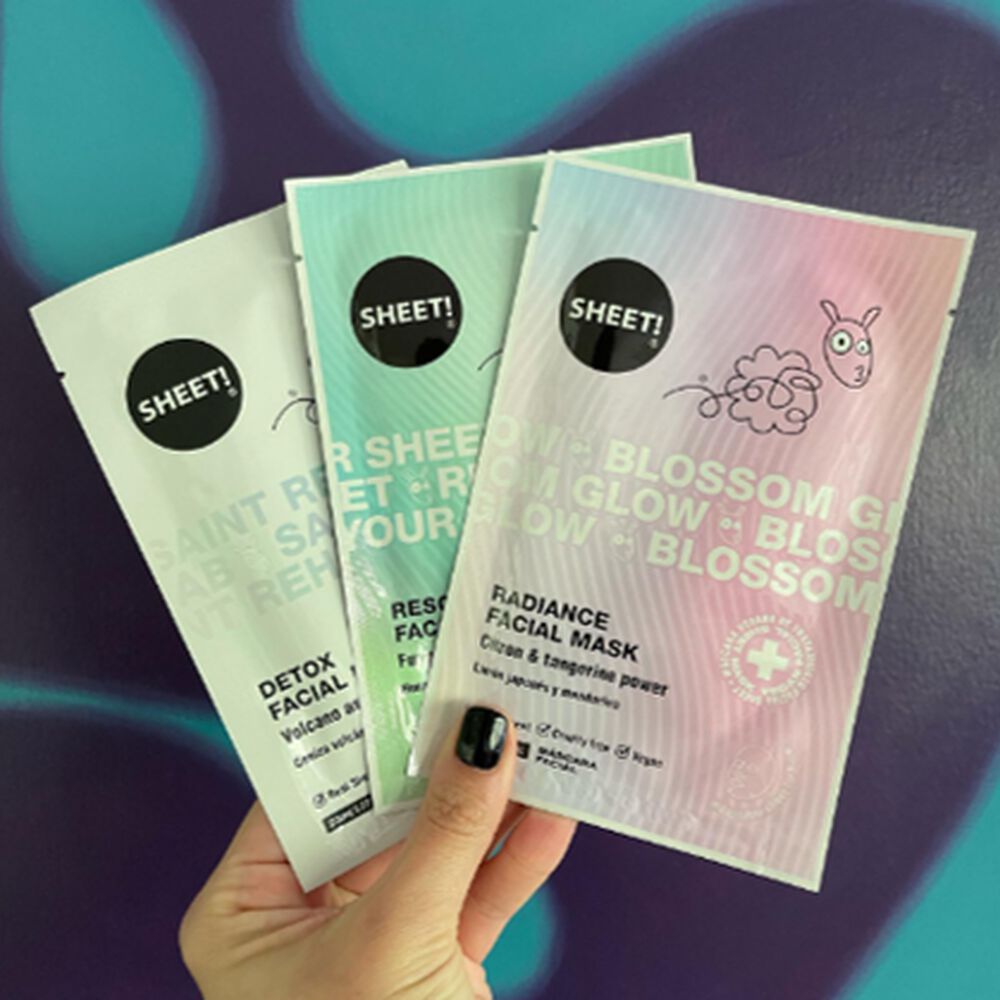 Pack 3 Mascarillas Rescue, Detox Y Radiance + Cintillo Sheet image number 5.0