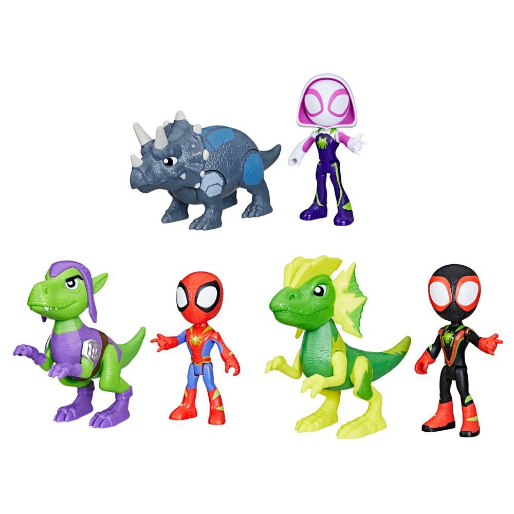 Figura De Acción Spidey And His Amazing Friends Hero Dino Webs Fig Ast image number 0.0