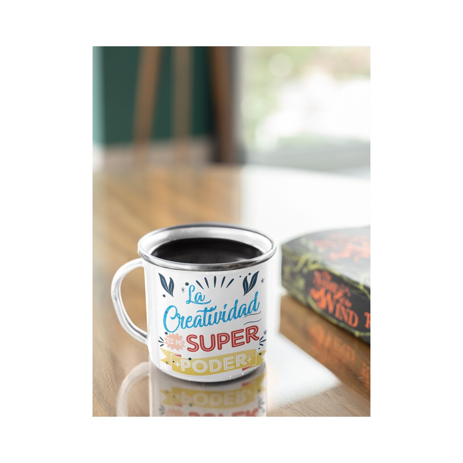 Taza Enlozada Lechera La Creatividad Es Mi Superpoder image number 1.0