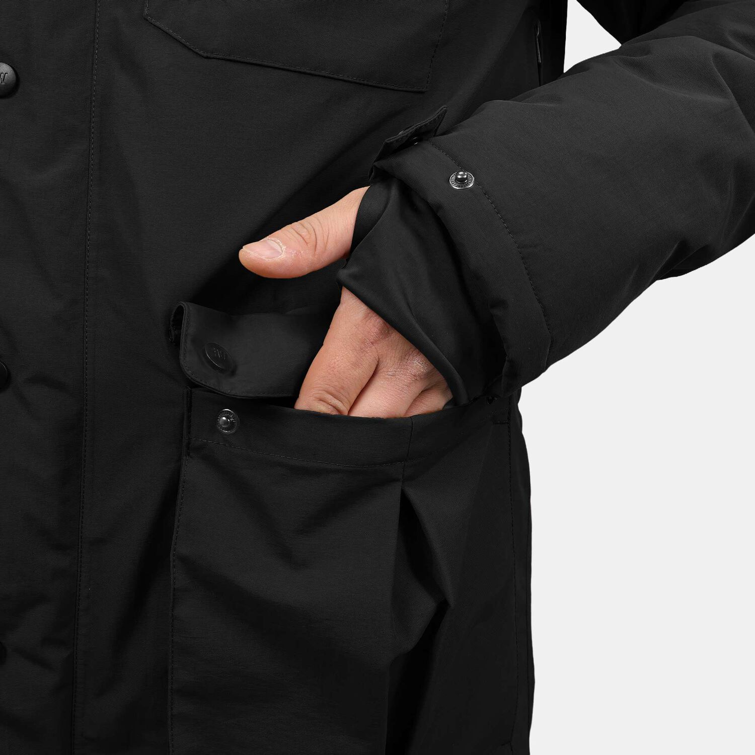 Parka Hw Kodiak Negro image number 8.0