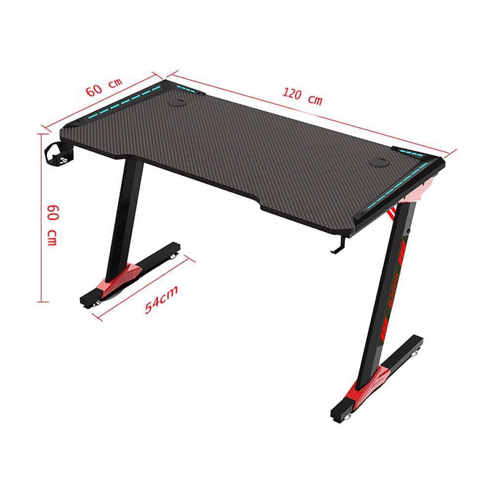 Escritorio Gamer Tipo Z Con Iluminaci&oacute;n Rgb Led + Gtc image number 6.0