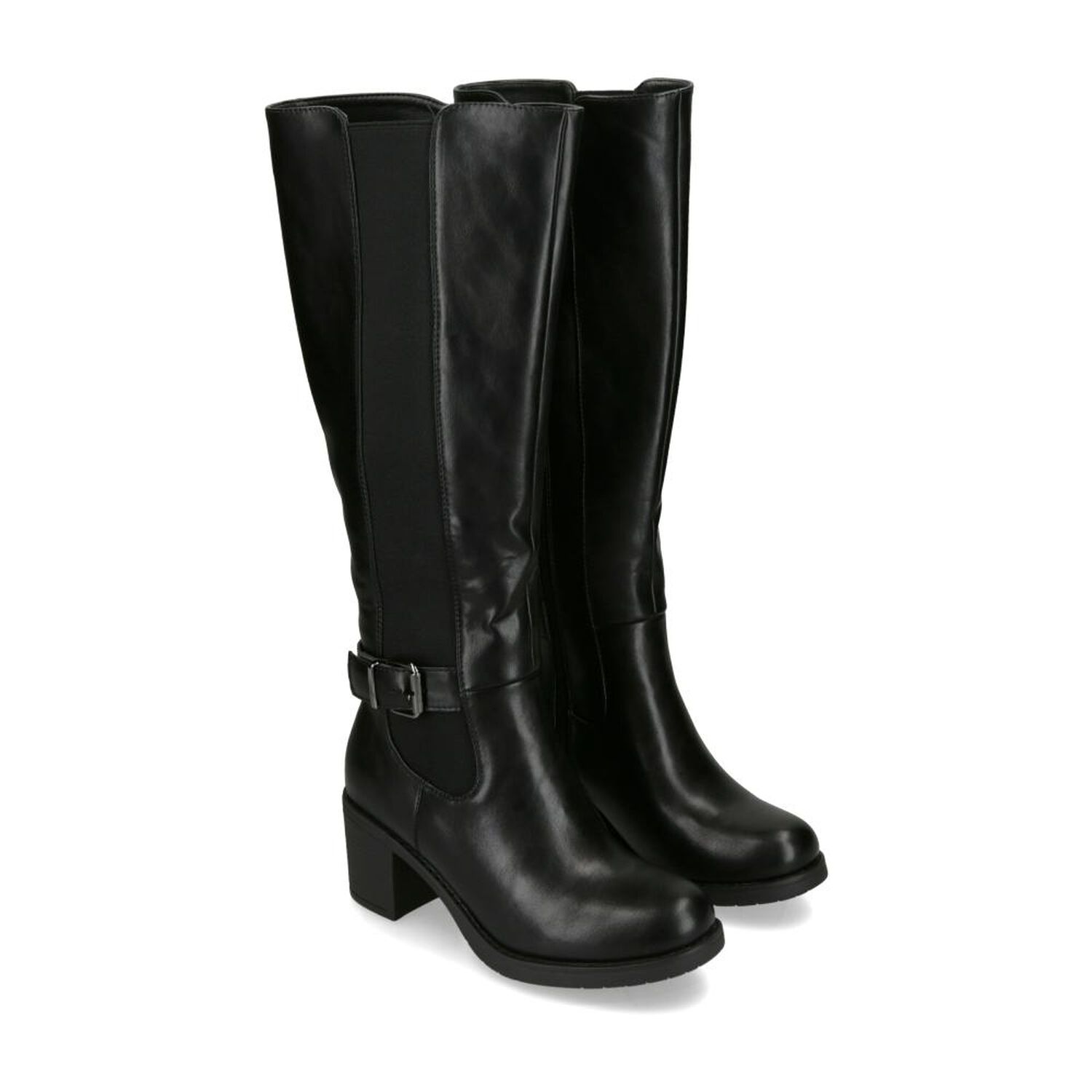 Bota Mujer Via Uno Black image number 1.0