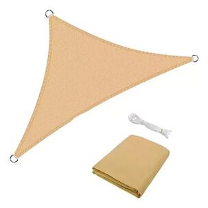 Toldo Vela Triangular Impermeable Para El Sol 5x5x5