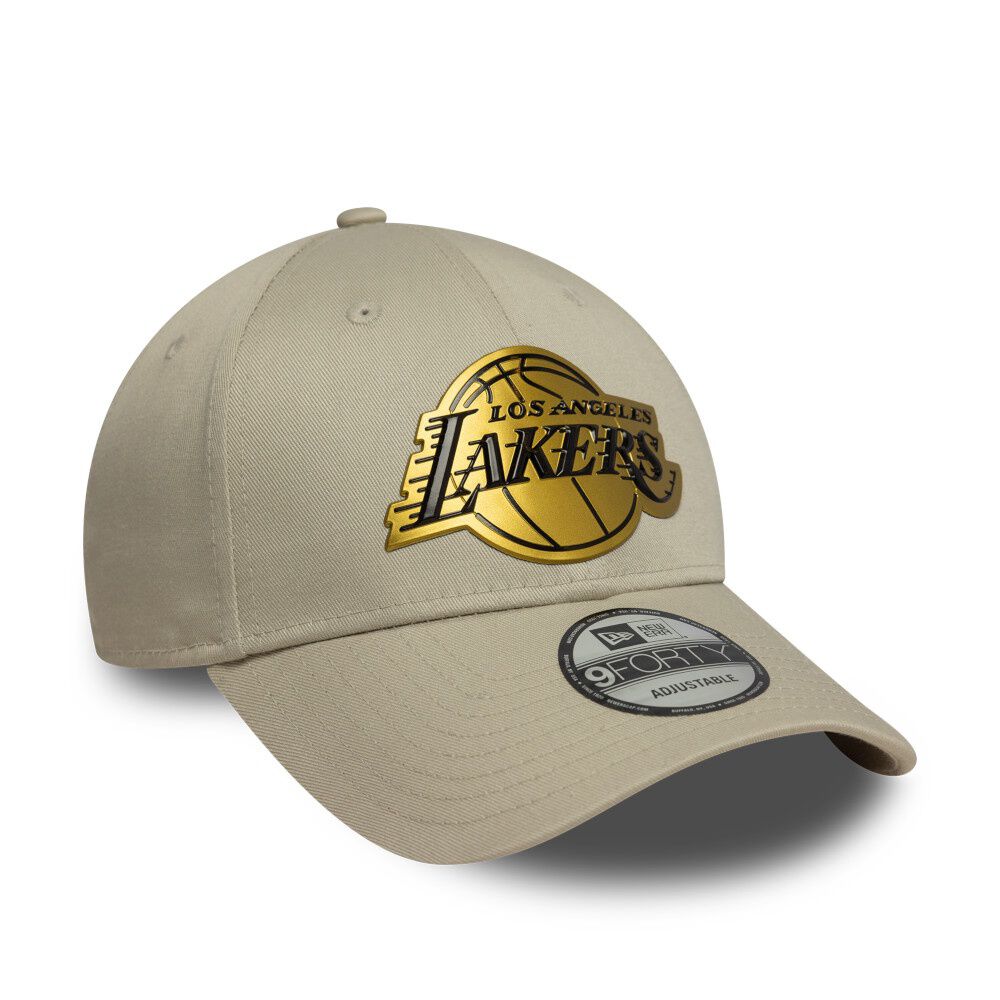 Gorra 9forty Nba Los Angeles Lakers Metallic Beige image number 2.0