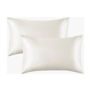 Funda Almohada Satin Blanca