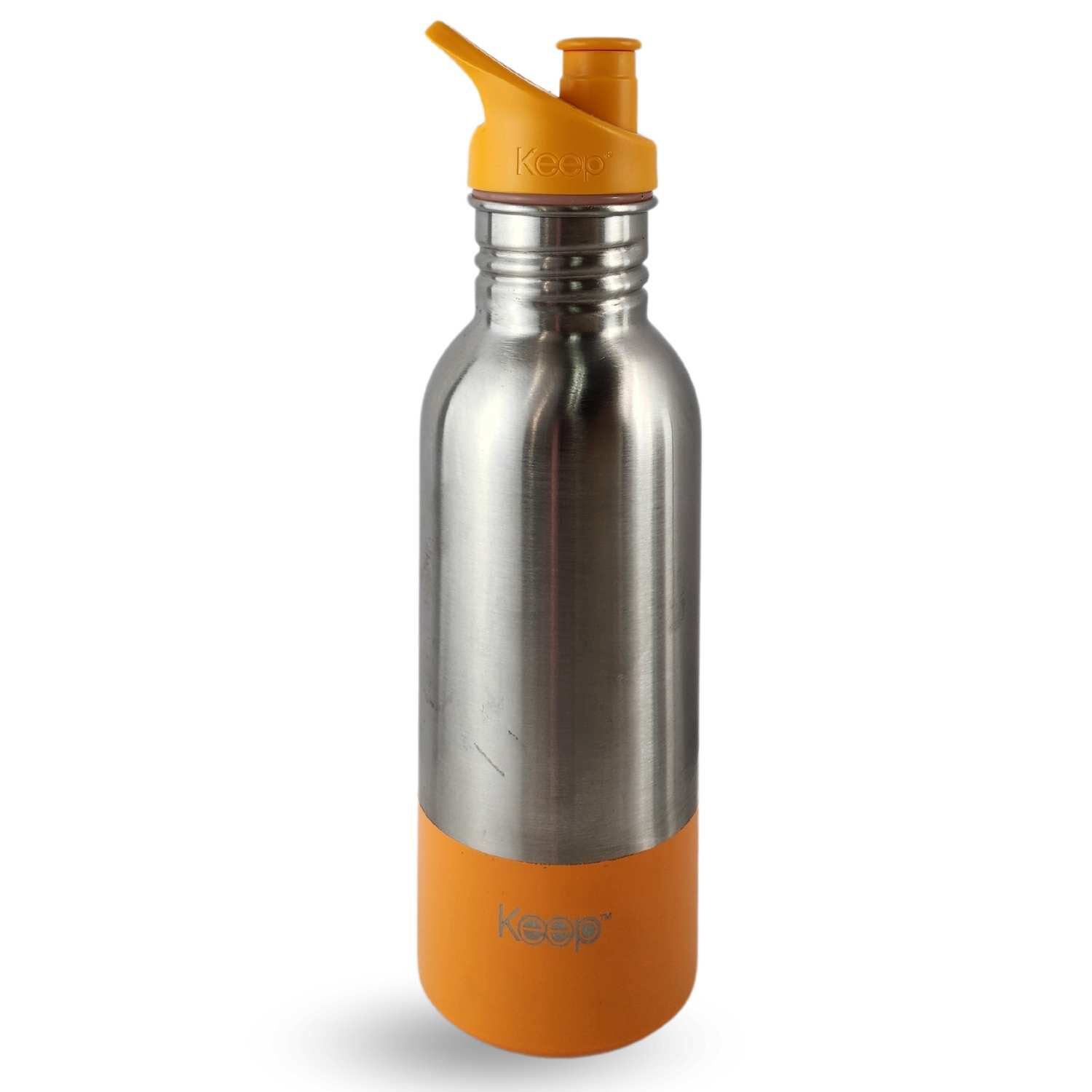 Botella Metalica Keep 600ml Keep Bebidas Deporte Naranja image number 3.0