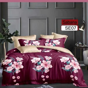 Sabana Estampada De 200 Hilos 2 Plazas - 07
