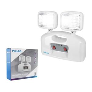 Lampara De Emergencia 2 Focos 18led Blanco At58