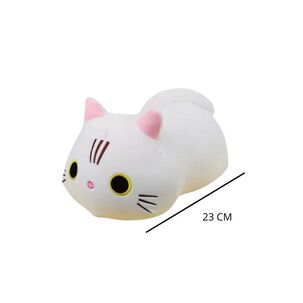 Almohada De Peluche Gato Kawaii 23cm