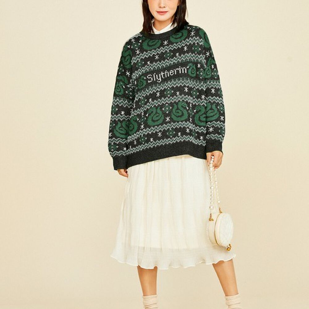 Sweater Mujer Slytherin Harry Potter Chaleco image number 1.0