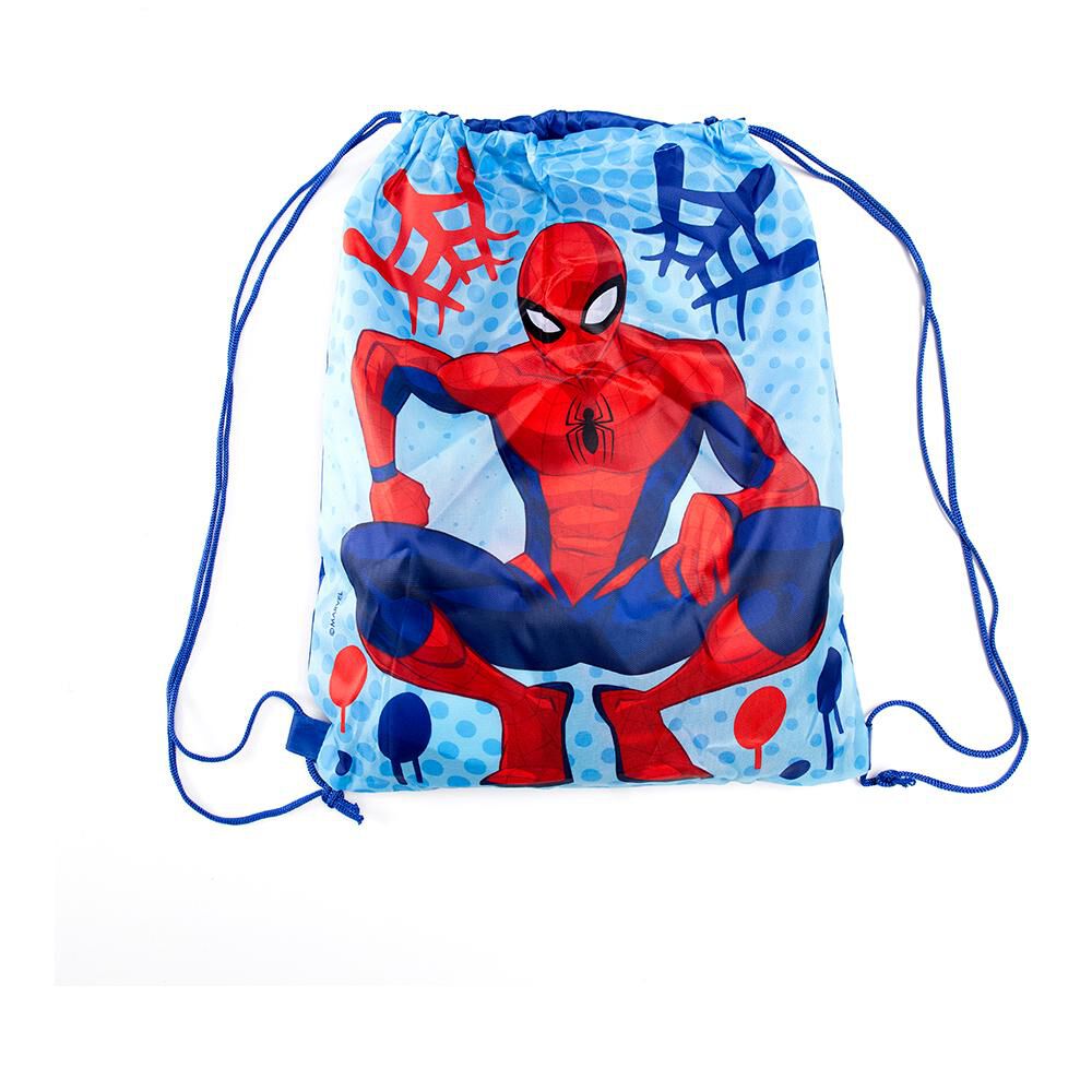Toalla De Playa Infantil Con Bolso Spiderman Hero / 140x70 Cm image number 1.0