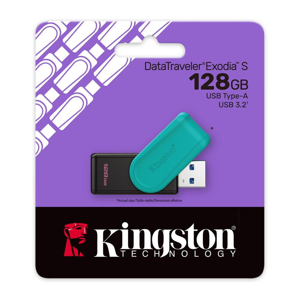 Pendrive Kingston Datatraveler Exodia S 128gb Usb 3.2 image number 2.0