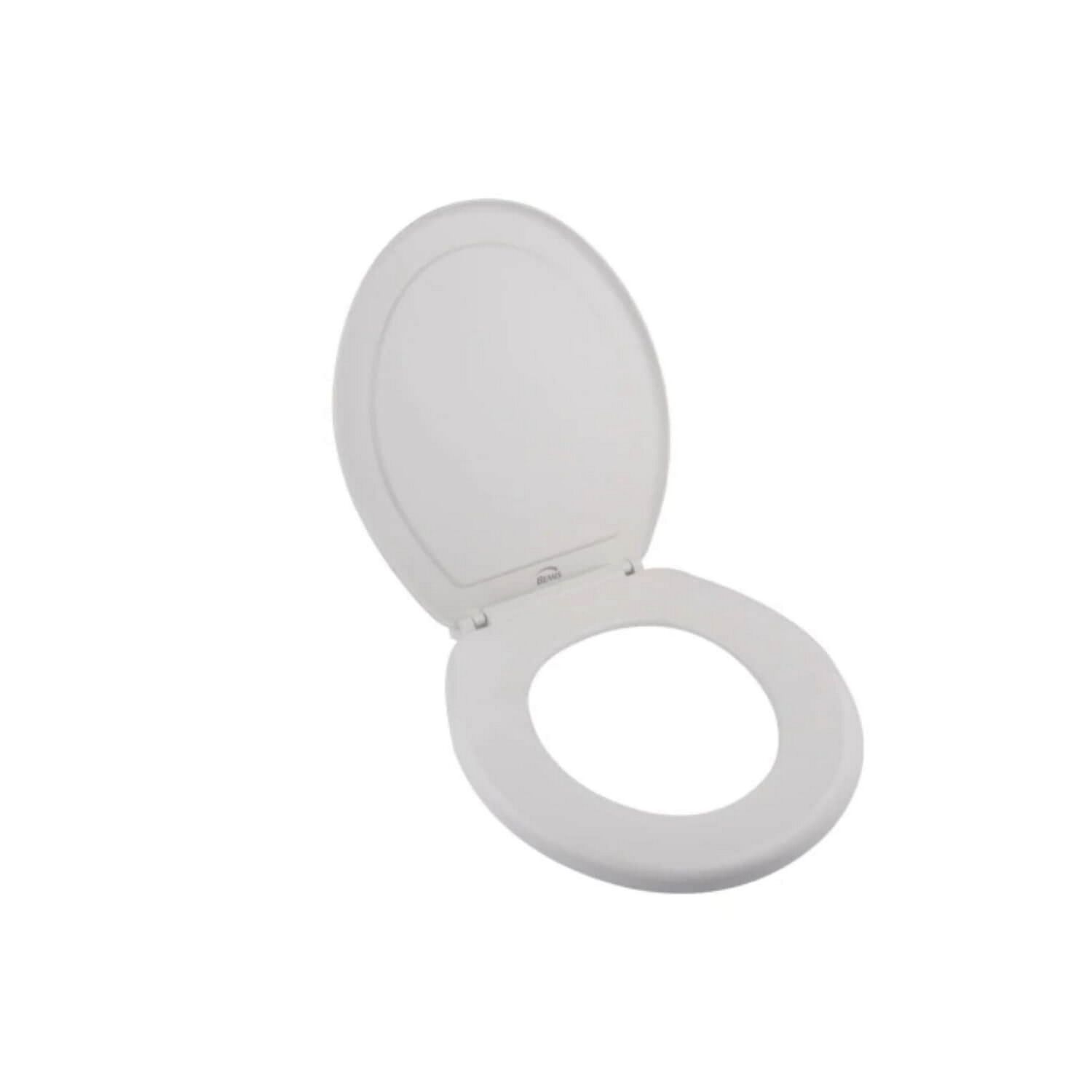 Tapa Ba&ntilde;o Wc Asiento Inodoro Redondo Universal 42x39x4 Cm Blanco image number 2.0