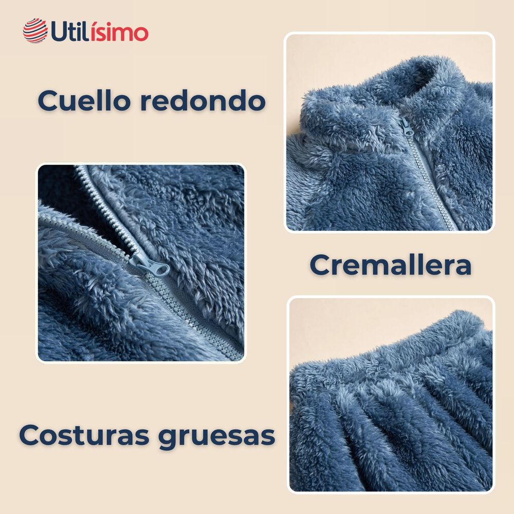 Conjunto Frizado Polar 2 Piezas Ni&ntilde;o Azul image number 3.0