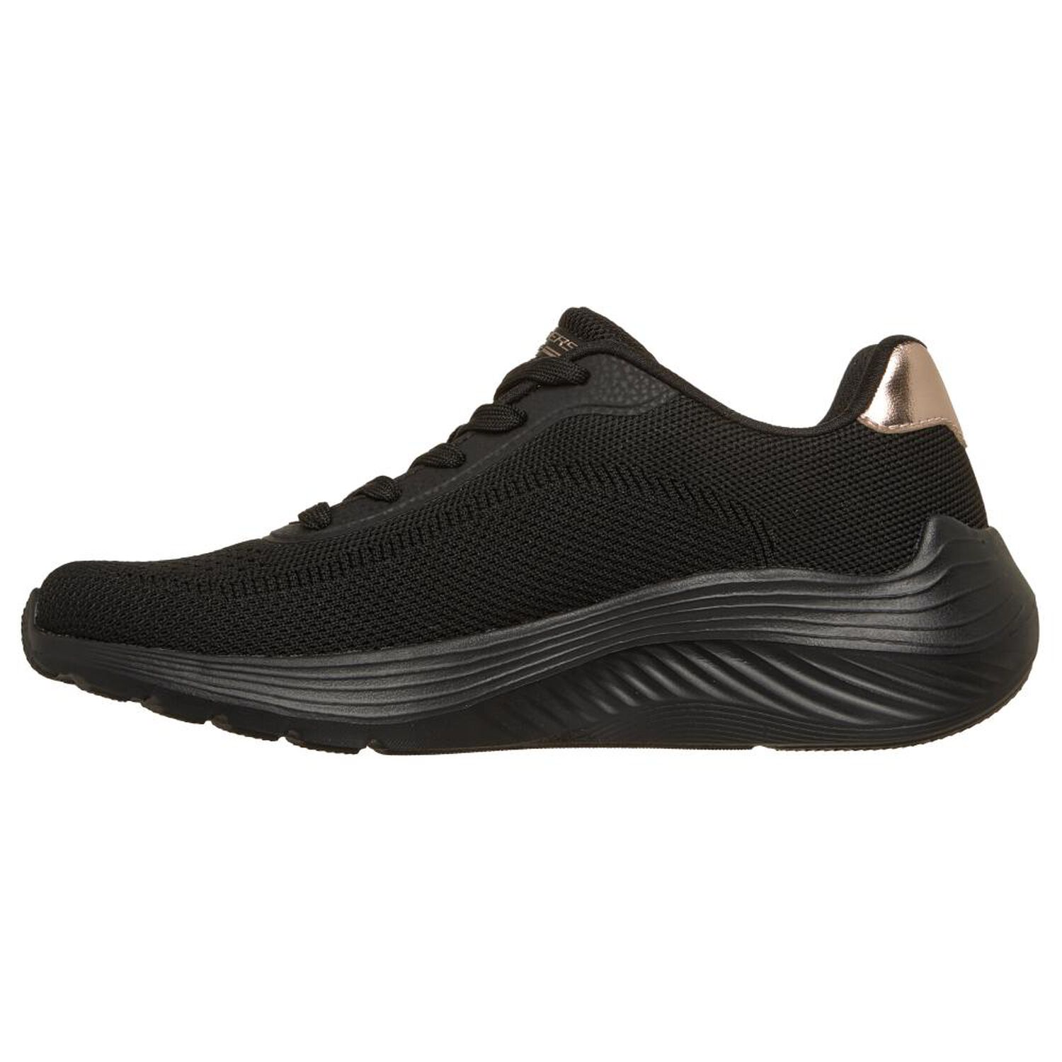 Zapatilla Urbana Mujer Skechers Bobs Squad Waves-current Look Bbk image number 5.0