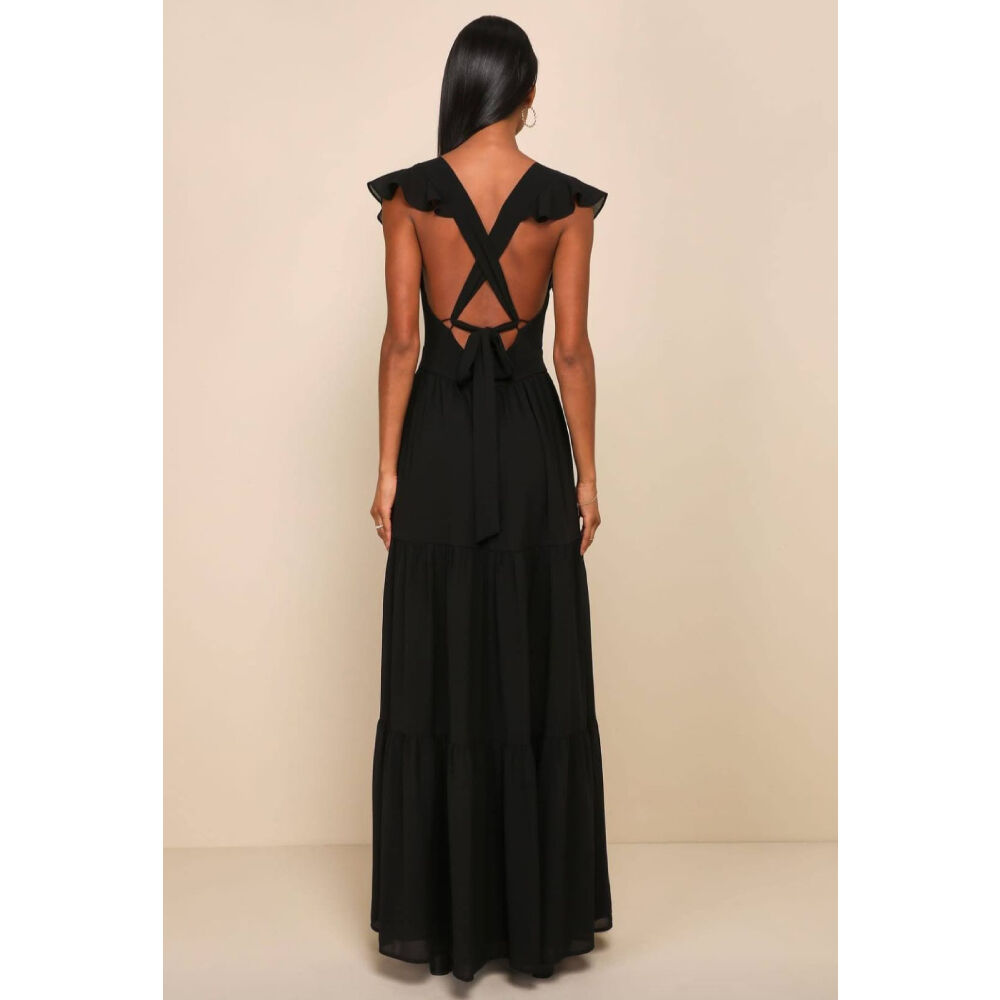 Vestido Maxi Negro - Mónica image number 2.0