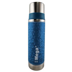 Termo Mega Slim Iv 470ml Acero Inoxidable Bebidas Te Cafe Celeste
