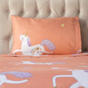 Juego De Sábanas Casaideal Kids Rainbow / 1.5 Plazas