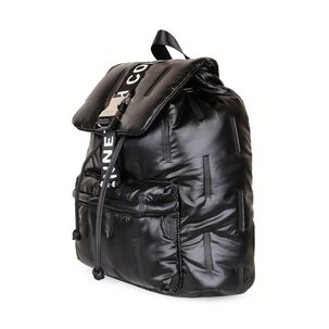Mochila Negra Piper Metalizada Kenneth Cole