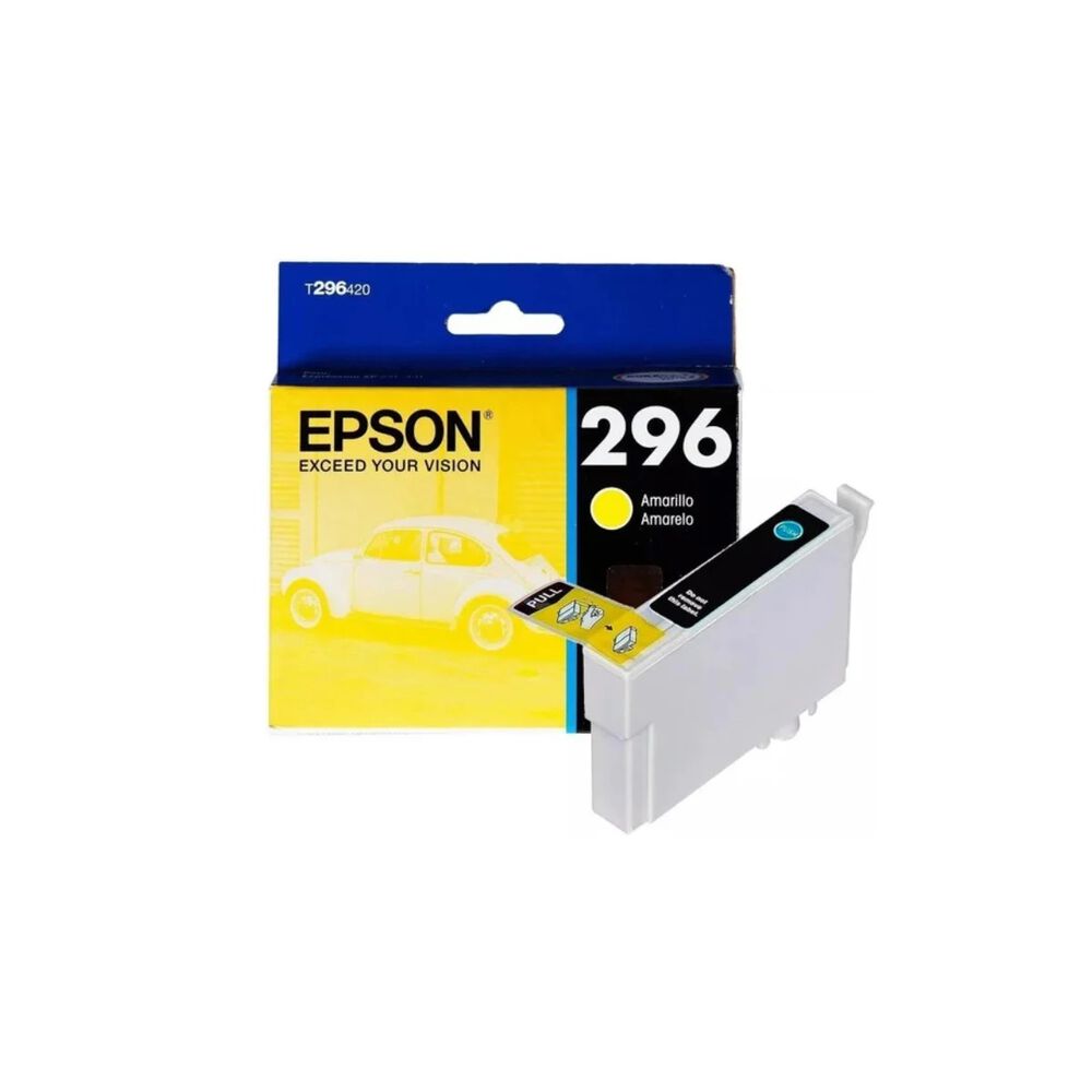 Cartucho De Tinta Epson 296 Amarillo Original image number 1.0