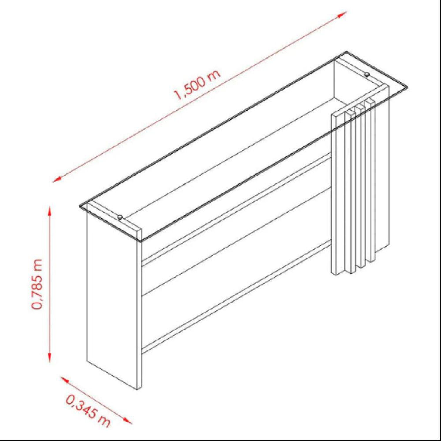 Mesa De Arrimo Altavision Frizz Nat image number 1.0