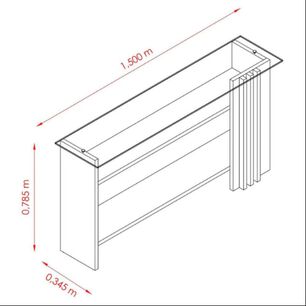 Mesa De Arrimo Altavision Frizz Nat