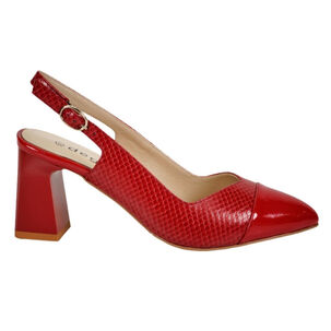 Sandalia Cuero Dalel Rojo