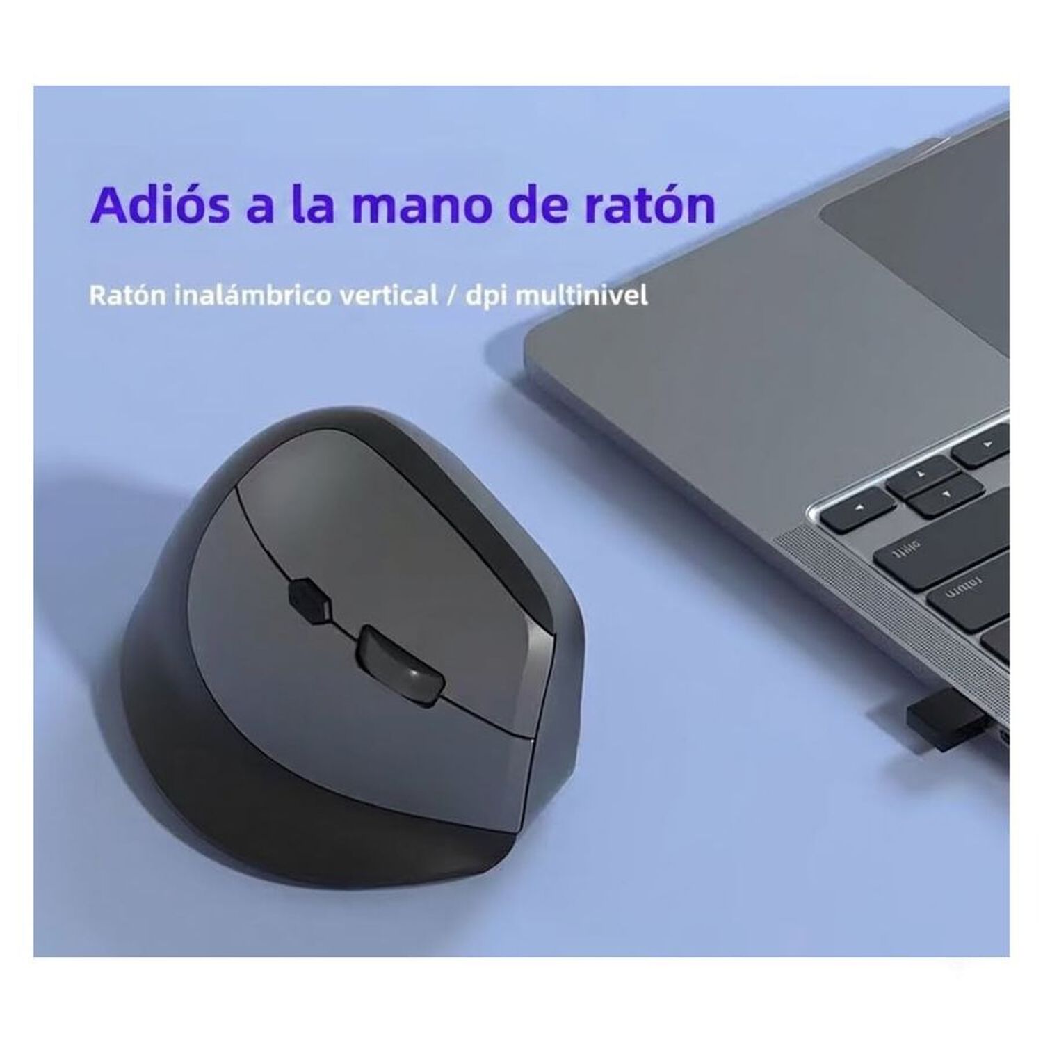 Mouse Vertical Ergonomico Inalambrico Recargable Bluetooth image number 2.0