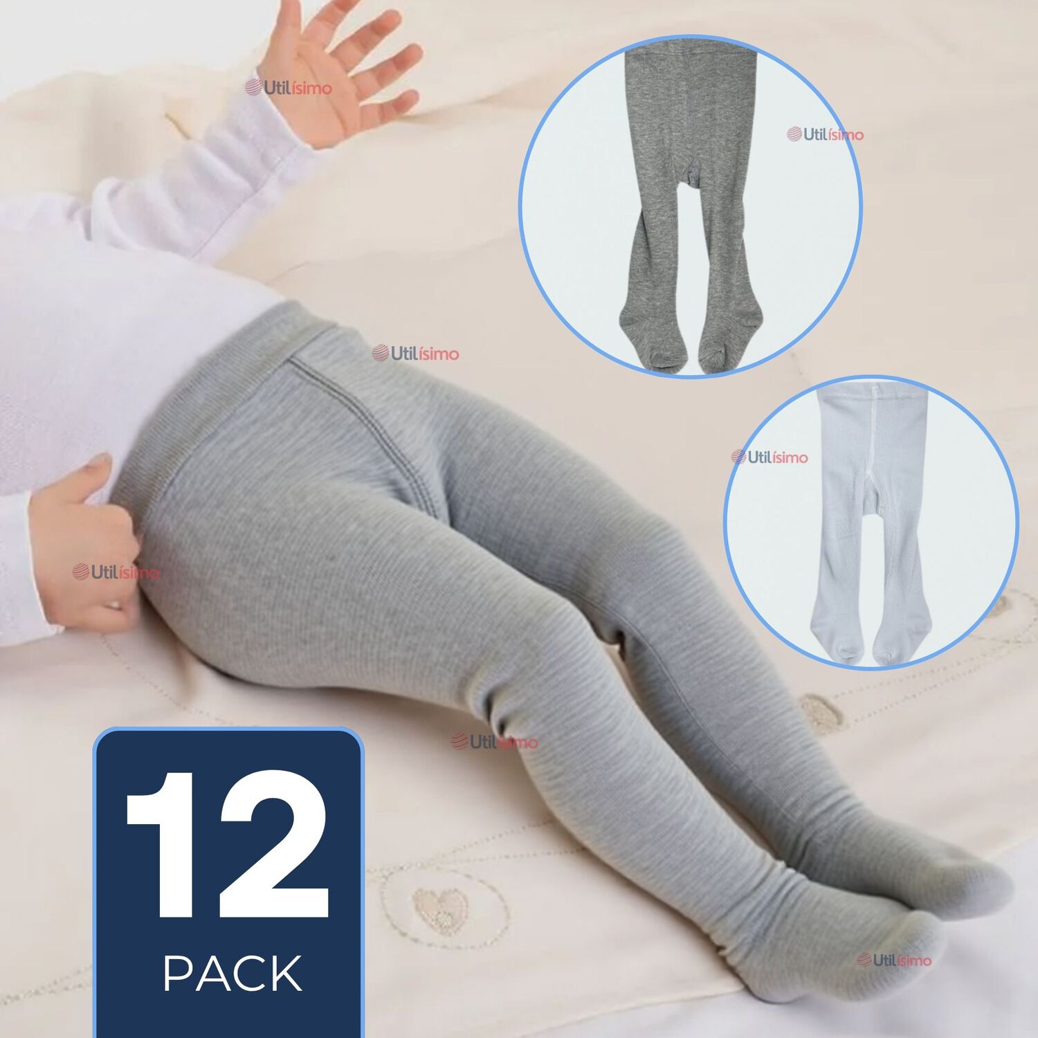 Pack 12 Pantys Algod&oacute;n Primera Capa Ballerina Beb&eacute; Ni&ntilde;o image number 0.0