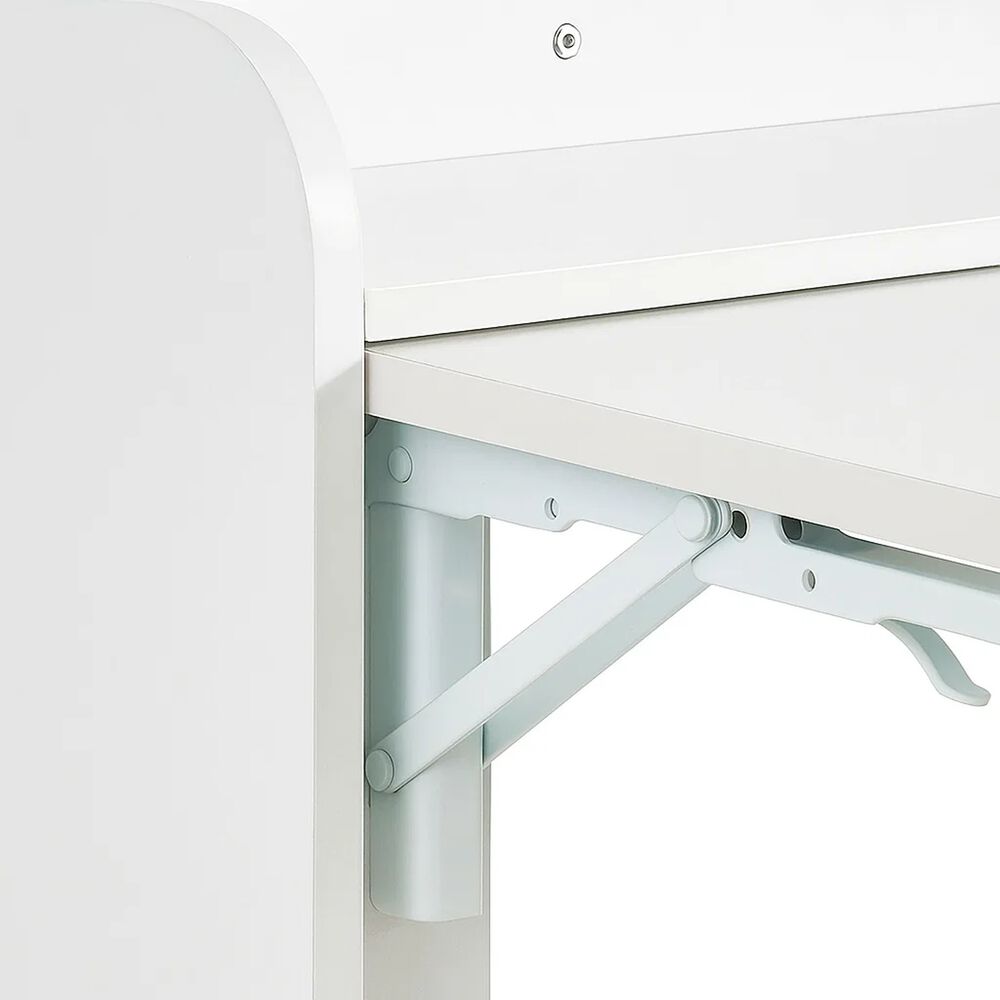 Escritorio Multifuncional Blanco - Compacto Con Estanter&iacute;as image number 5.0
