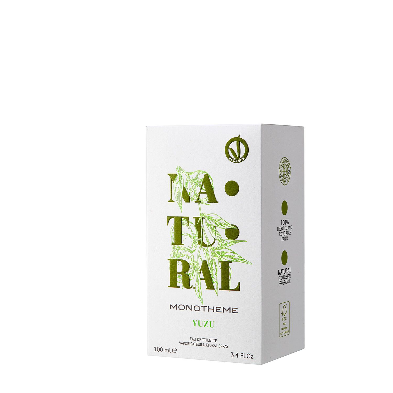 Monotheme Natural Yuzu Edt 100 Ml Vegan image number 1.0