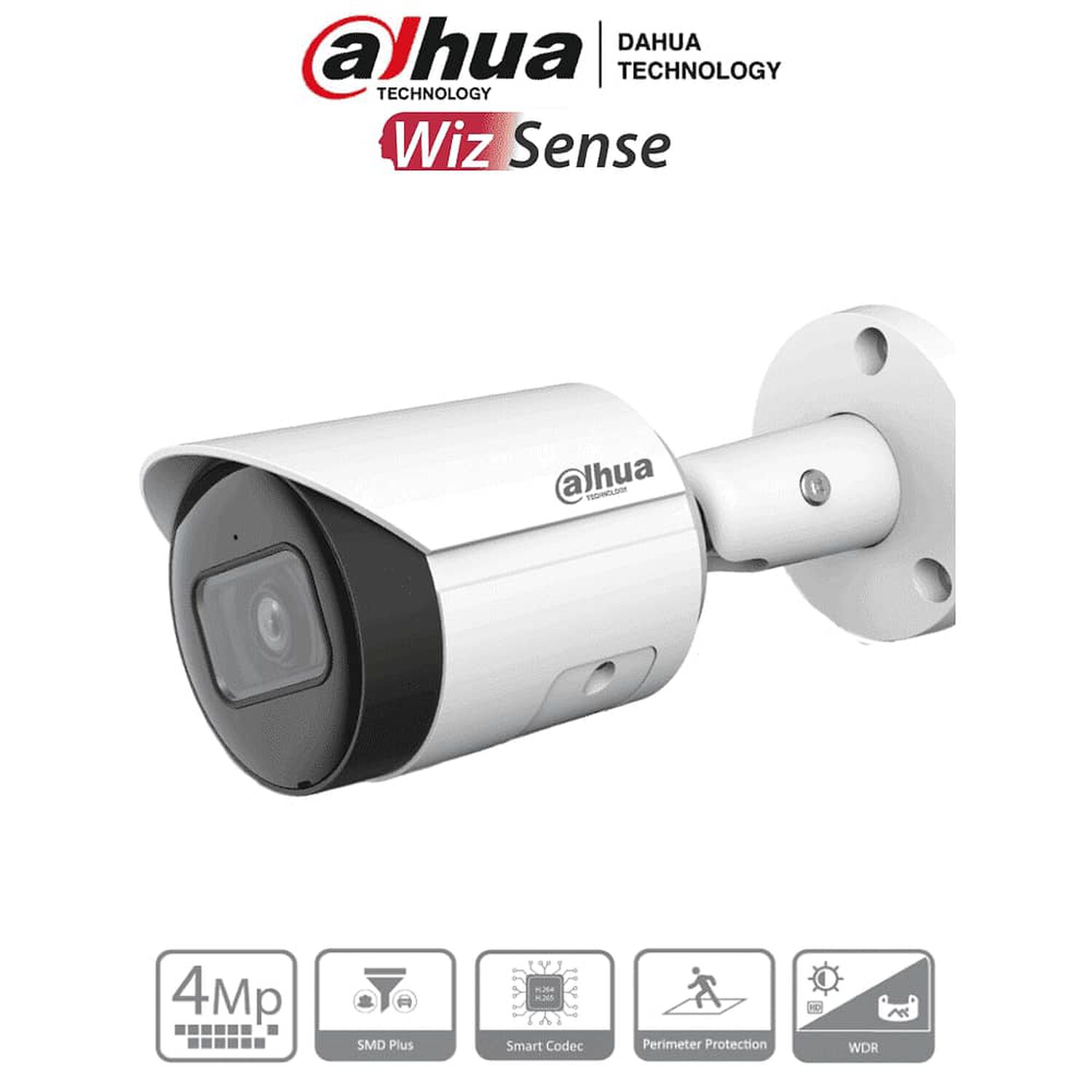 C&aacute;mara Ip Dahua Poe Bala 4mp 2.8mm Con Micr&oacute;fono Met&aacute;lica image number 3.0
