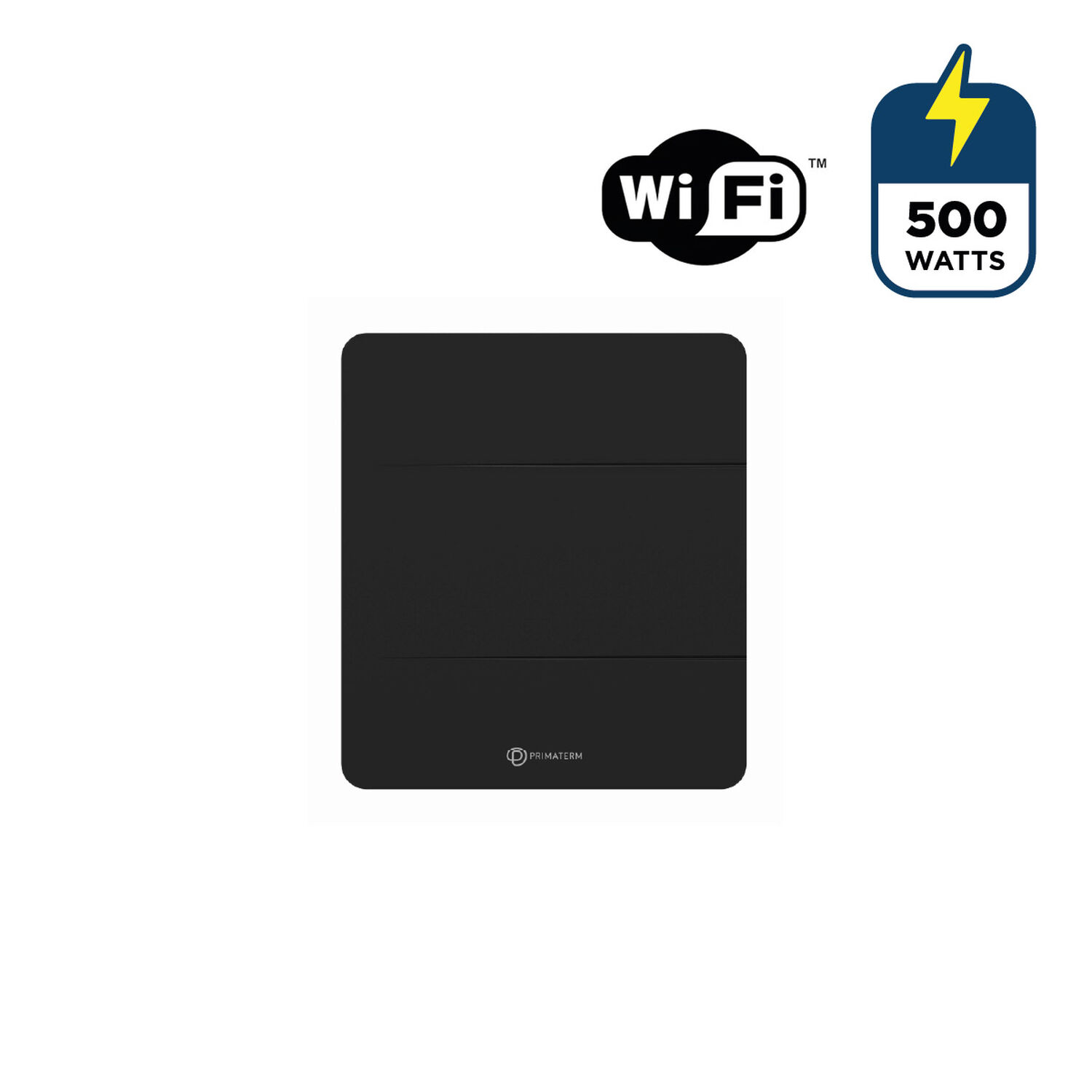 Estufa Radiador Calefactor &Oacute;nix Cer&aacute;mico Wifi Antracita 500w Primaterm image number 1.0