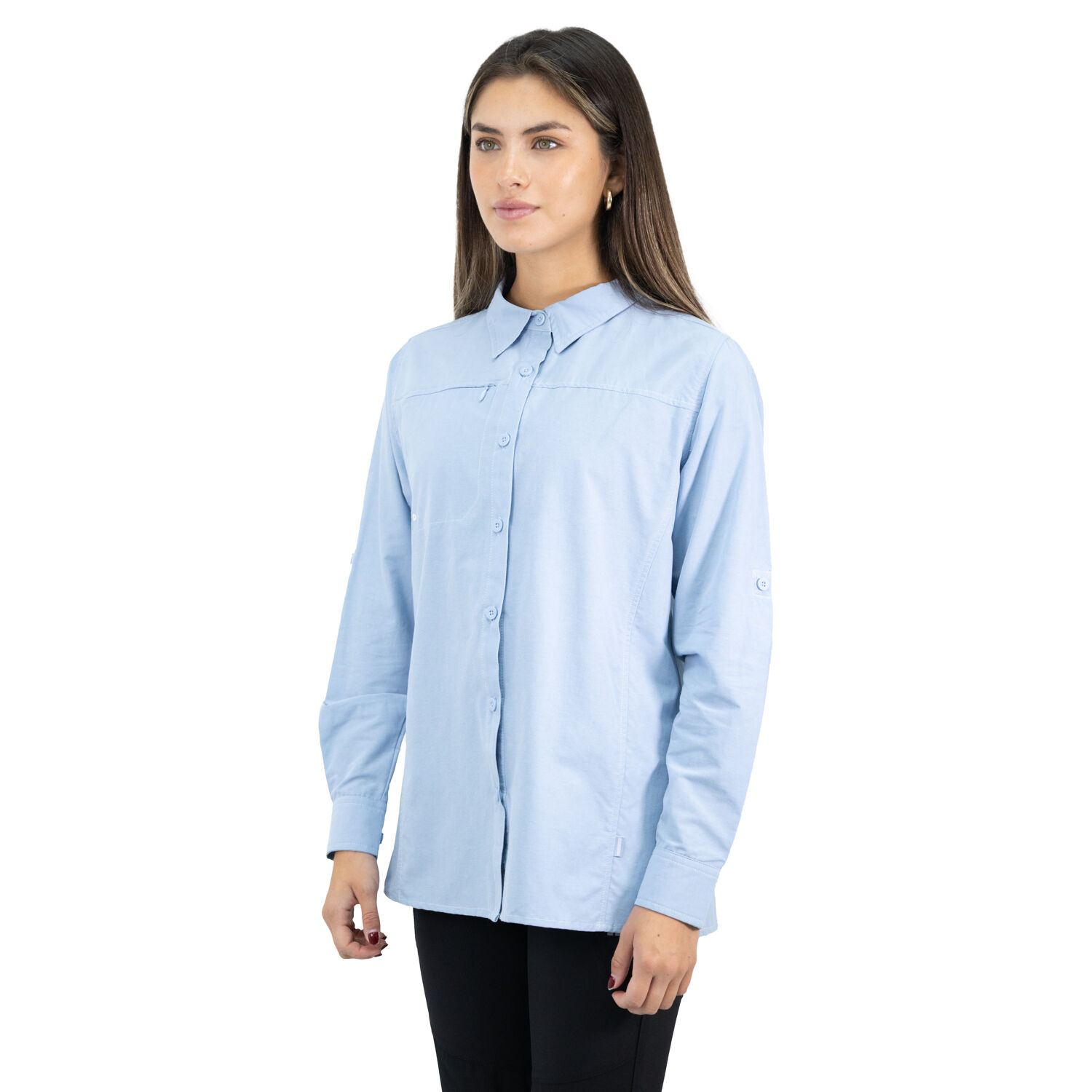 Camisa Hw Duck Dry Mujer Celeste image number 0.0