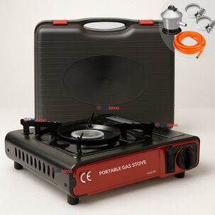 Cocina Port&aacute;til Cocinilla Camping + Kit De Instalaci&oacute;n