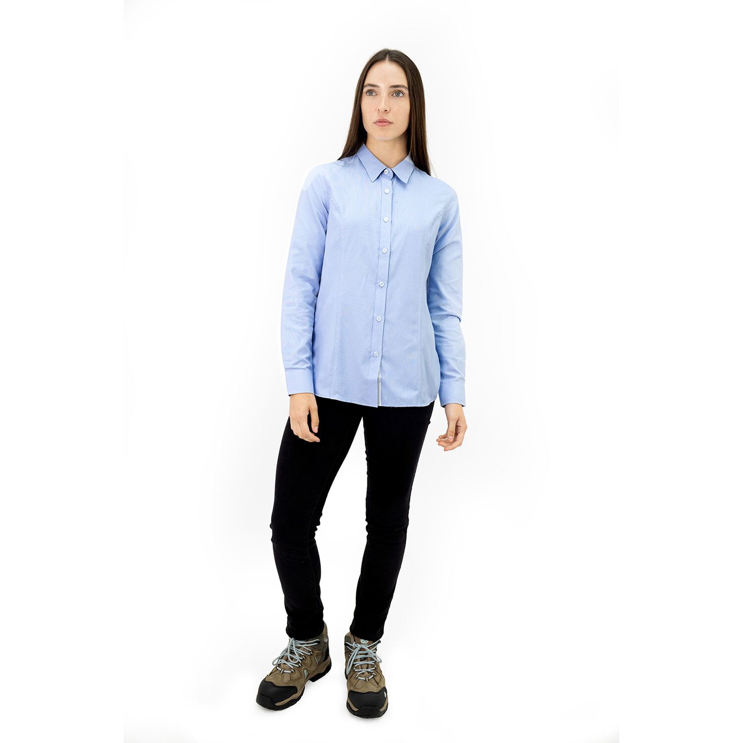 Camisa Quebec Vancouver Celeste Mujer image number 4.0