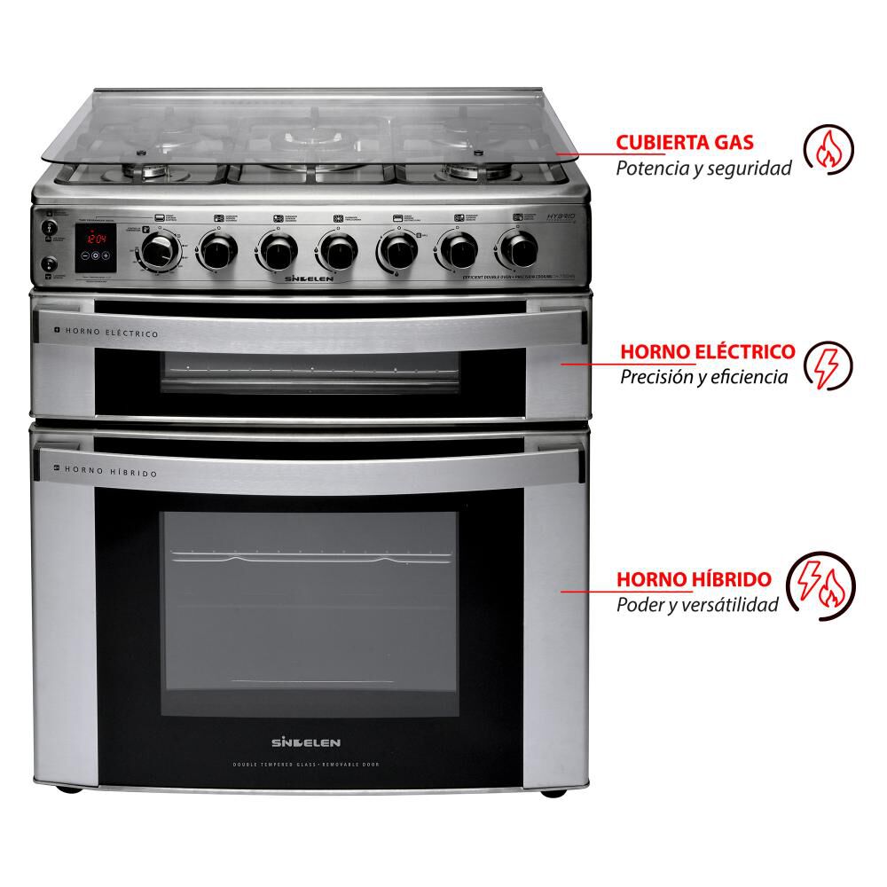 Cocina A Gas Sindelen CH-770DHIN / Doble Horno / 5 Quemadores image number 0.0
