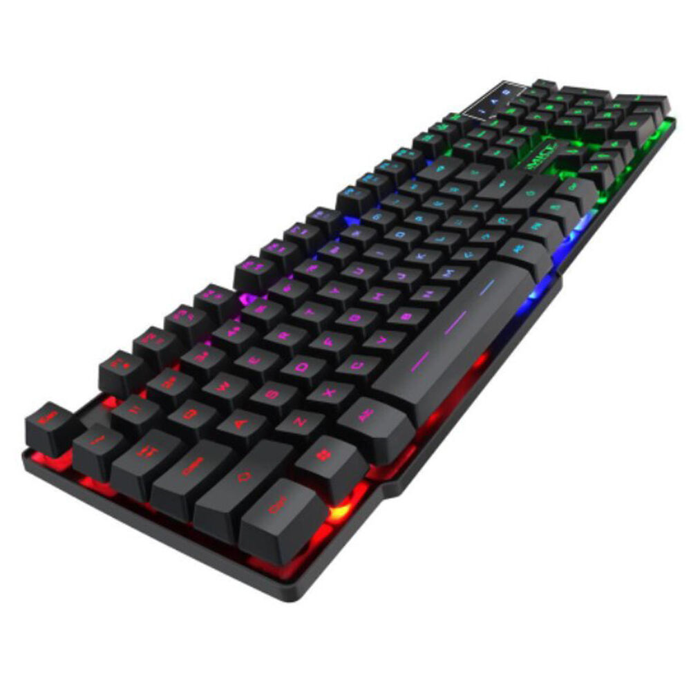 Kit Gamer Teclado + Mouse Rgb Colores image number 3.0