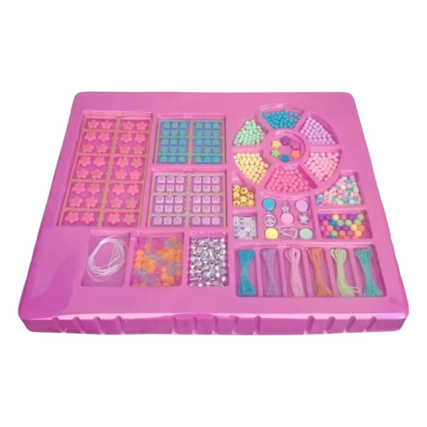 Juguete Set De Mostacillas Para Hacer Pulseras Infantiles image number 0.0