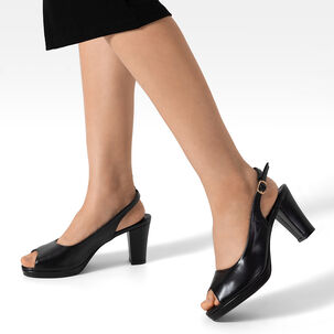 Zapato Elegante Tal&oacute;n Libre Peep Toe Mujer Weide Gh170