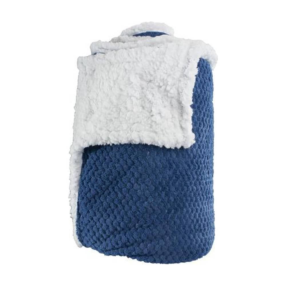 Frazada Andes Chiporro Panal Azul 2 Plaza image number 0.0