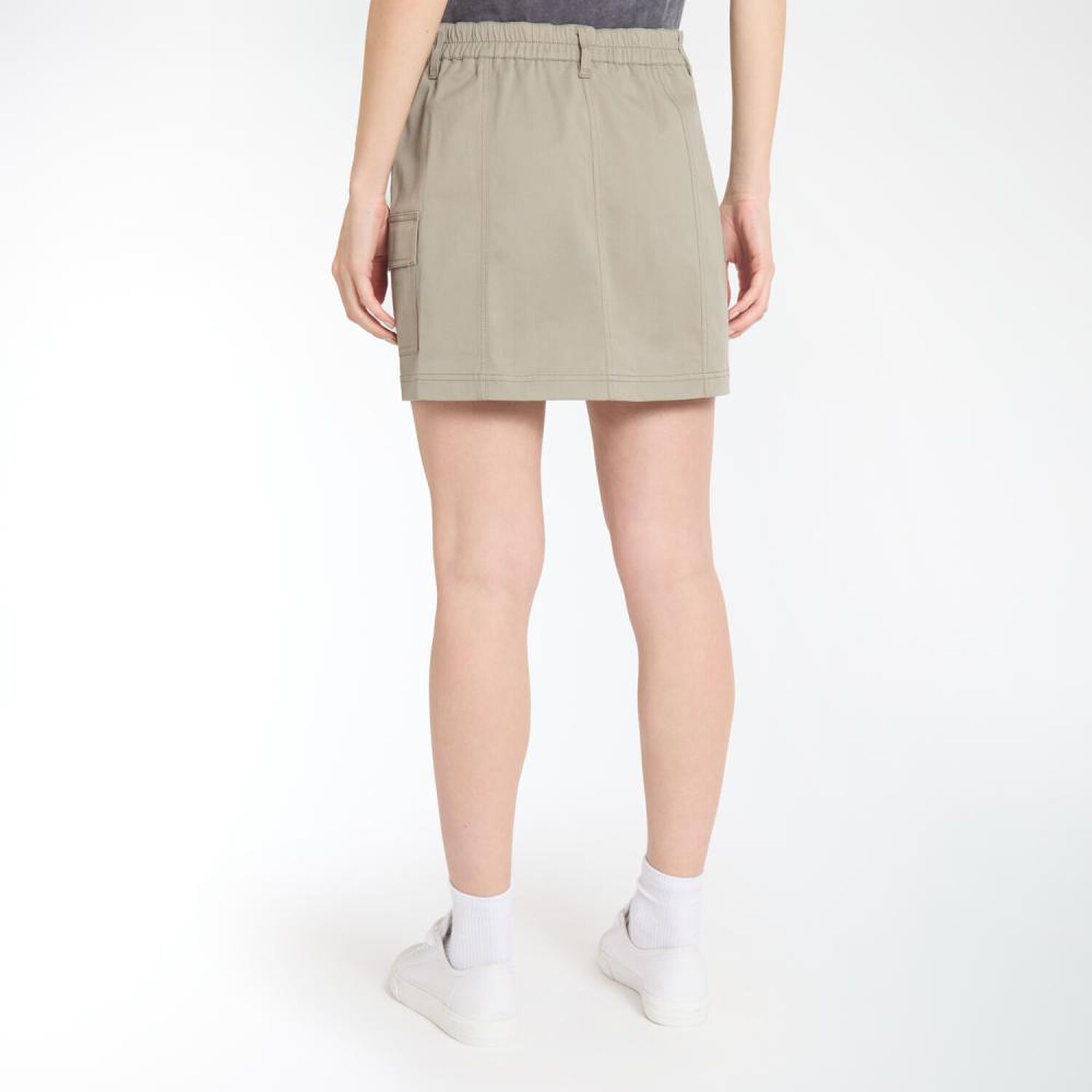 Falda Denim Tiro Medio Cargo Mujer Ocean Pacific image number 3.0